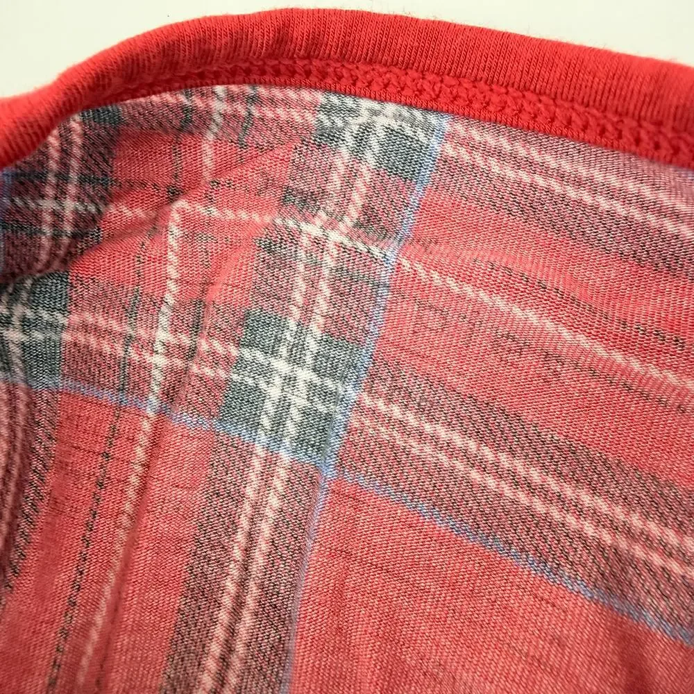 Little Sleepies Red Holiday Plaid Red Tartan Zip Sleeper Pajamas, Size 3/6m
